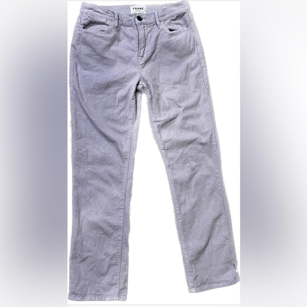 🦄FRAME Denim Le High Straight Lavander Corduroy 26